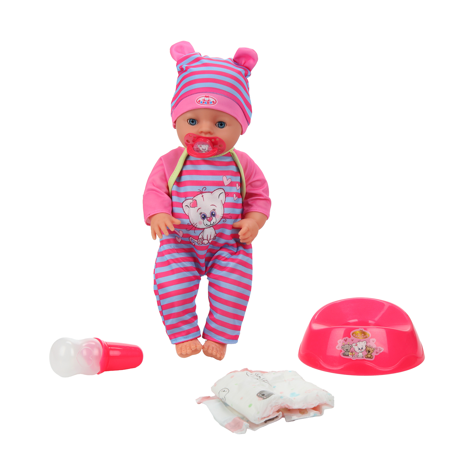 Кукла пупс Карапуз высота 40 см 400012 - фото 2