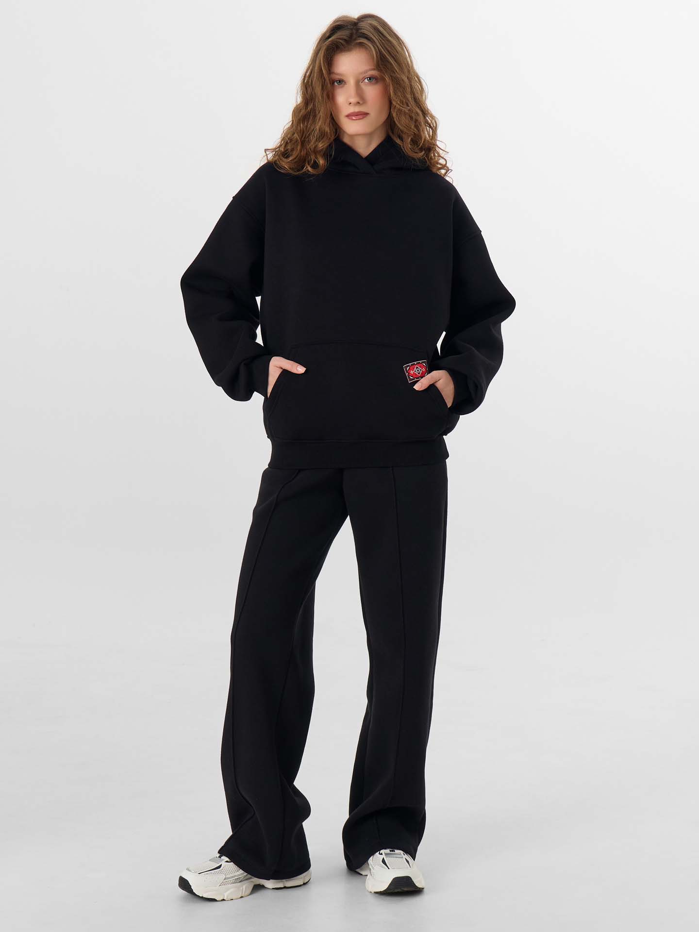 Худи Mark Formelle (Марк Формэль) 122524/черный +печать - фото 3