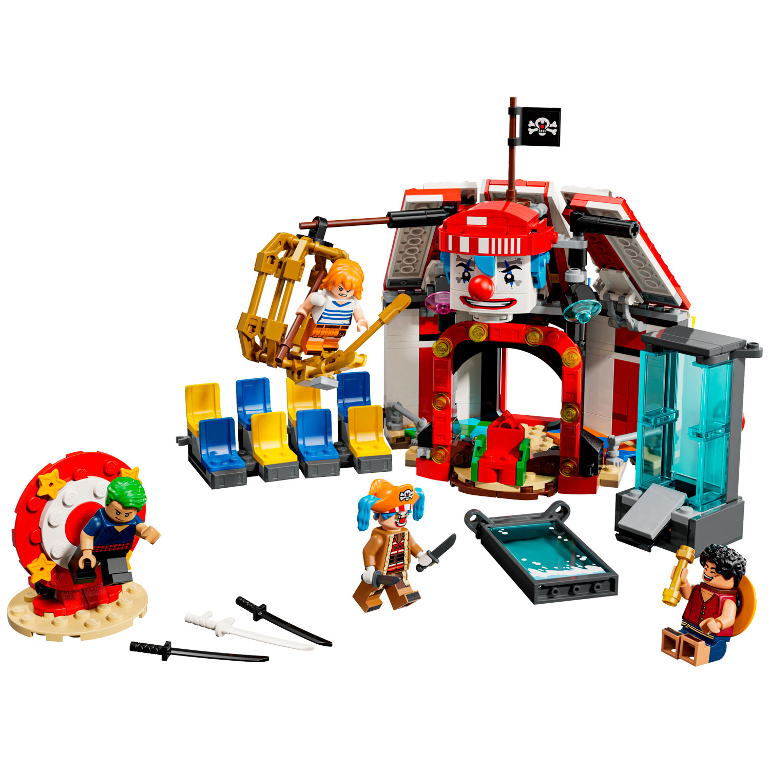 Конструктор LEGO One Piece Цирковой шатер клоуна Багги 573 дет. - фото 4