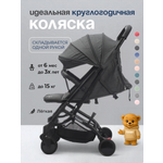 Коляска прогулочная TOMMY Trip серый