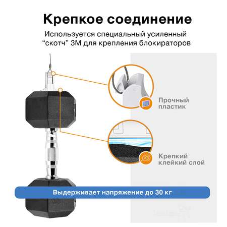 Блокираторы ящиков магнитные Toutou набор 4 шт невидимые