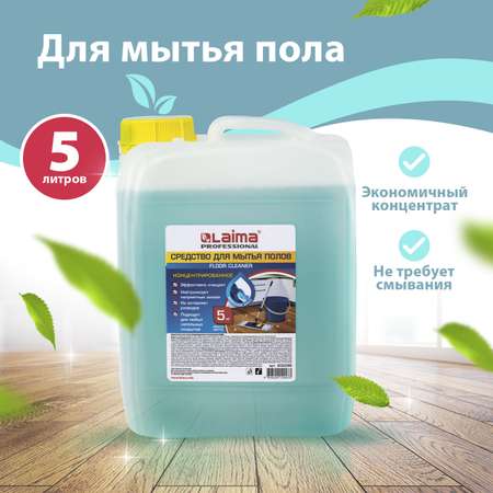 Средство для мытья пола Лайма 5кг концентрат Морской бриз