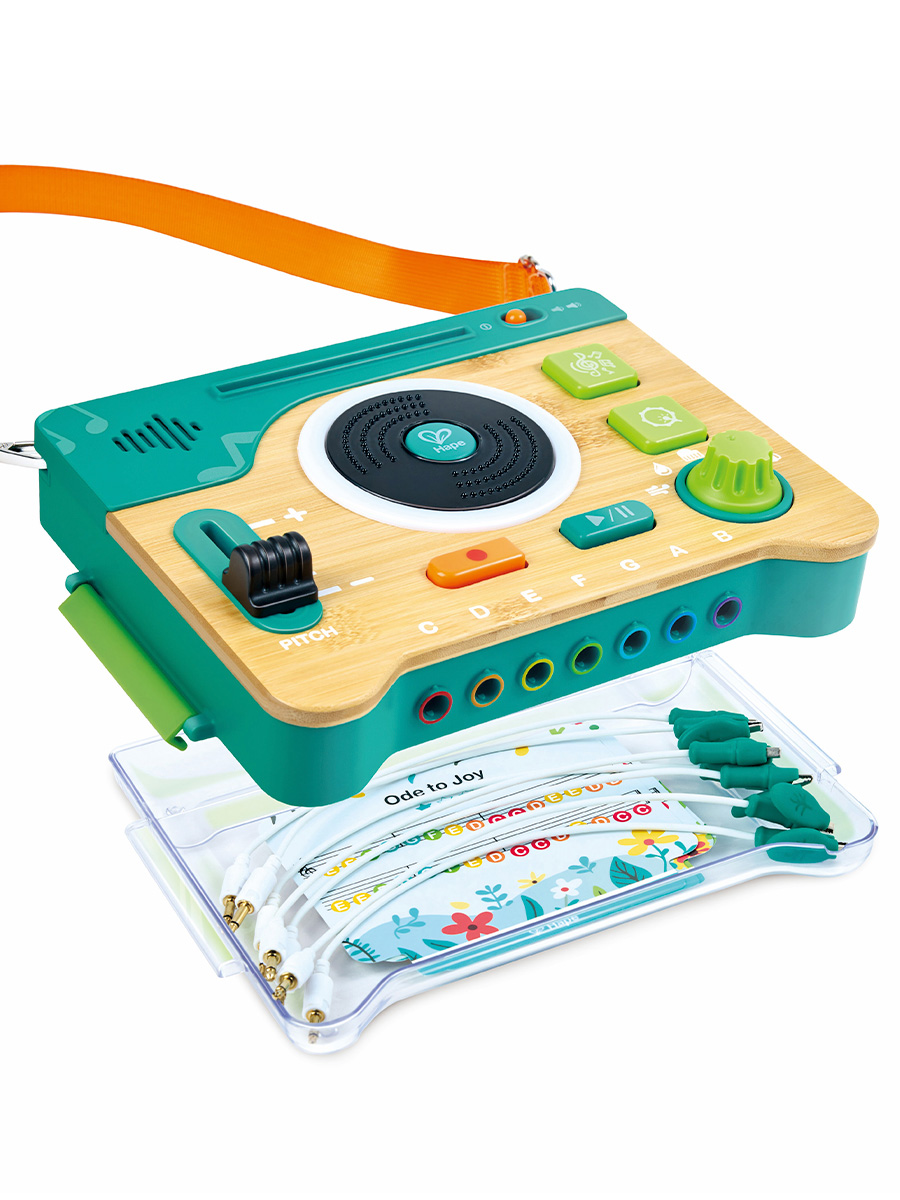 Игрушка музыкальная Hape Лаборатория мелодий синтезатор, аксессуар, пианино, мелодика - фото 6