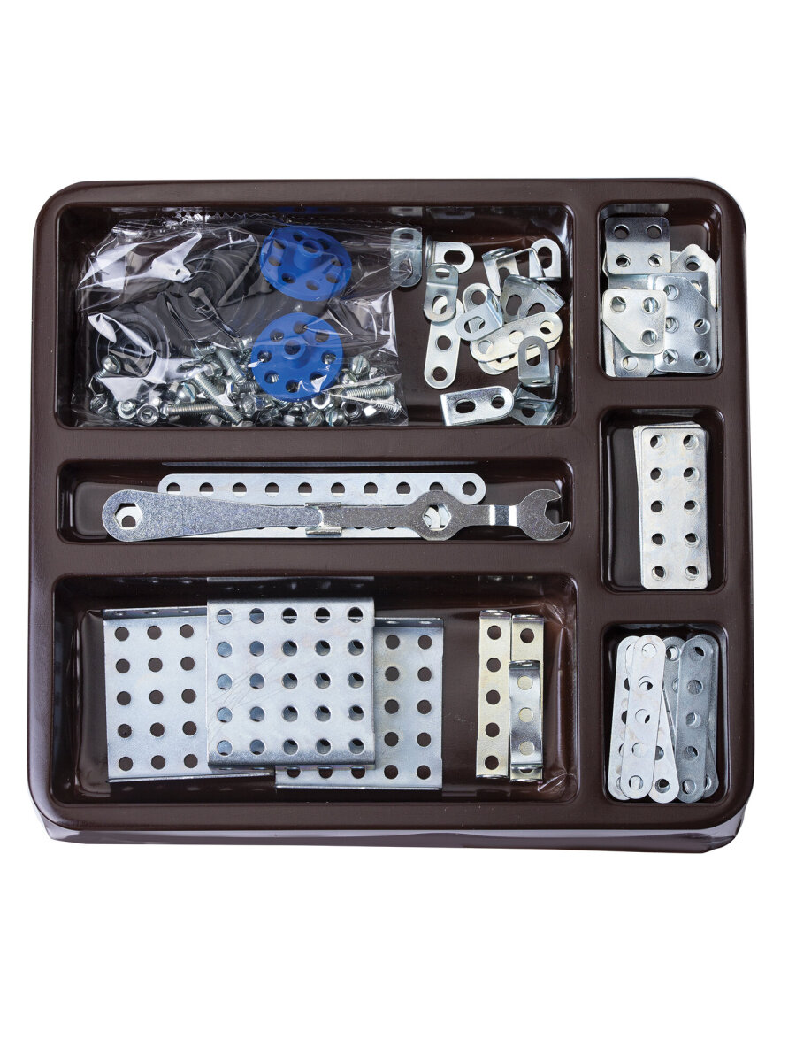 Конструктор Юнландия металлический 153 дет. - фото 15