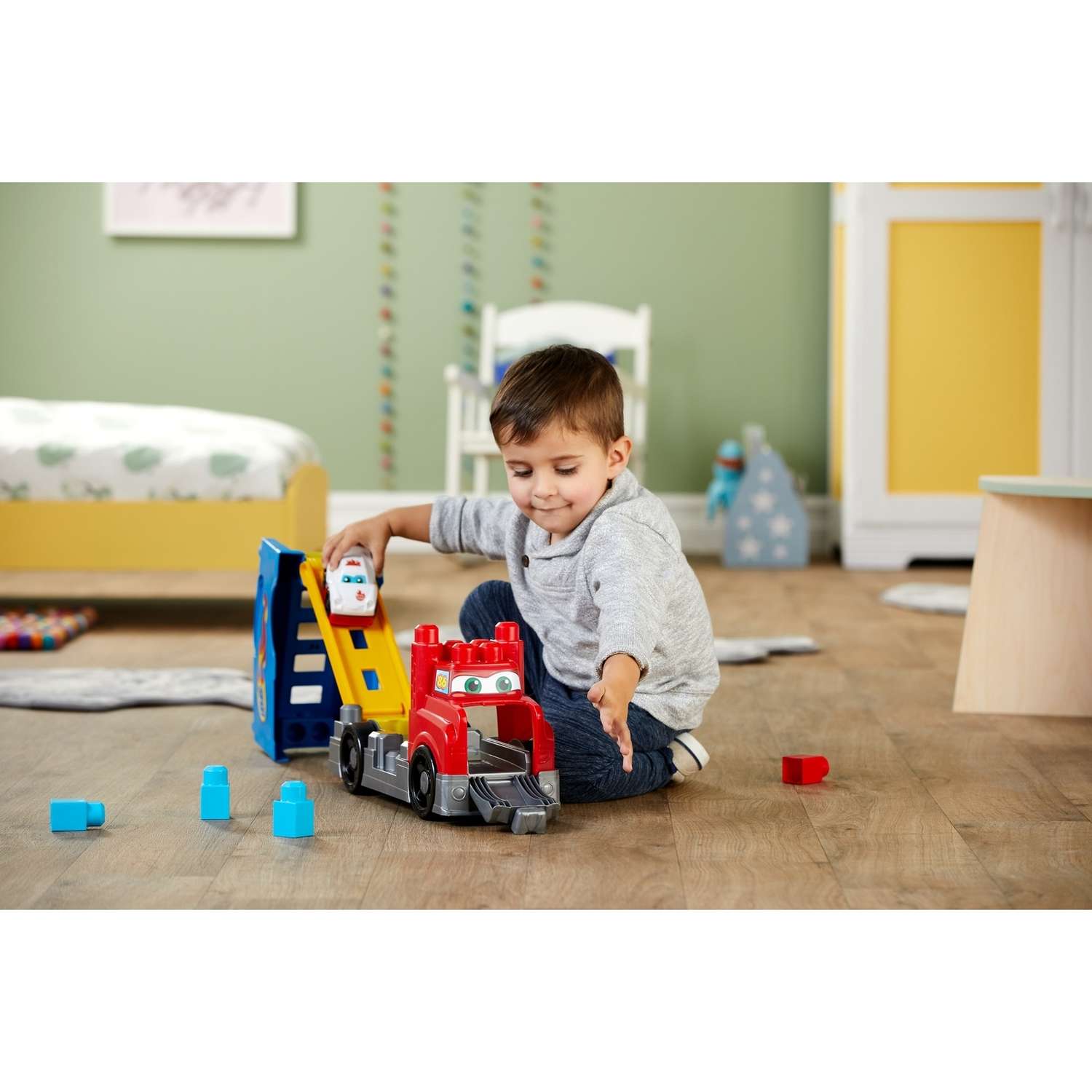 Конструктор Mega Bloks Большая машинка для гонок 12 дет. - фото 29
