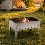 Мангал сборно-разборный ё 350*240*240мм 0.35мм