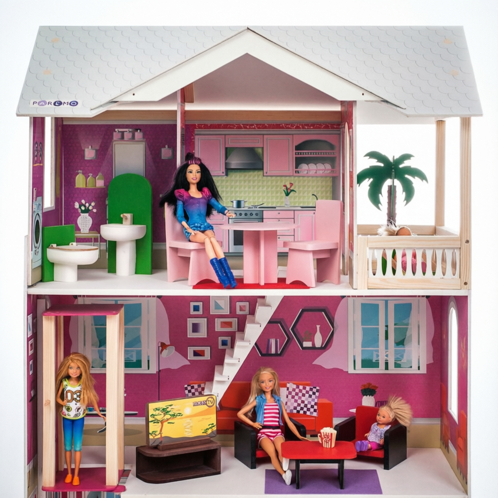 Домик для кукол PAREMO 121 см с мебелью PD318-15 - фото 2