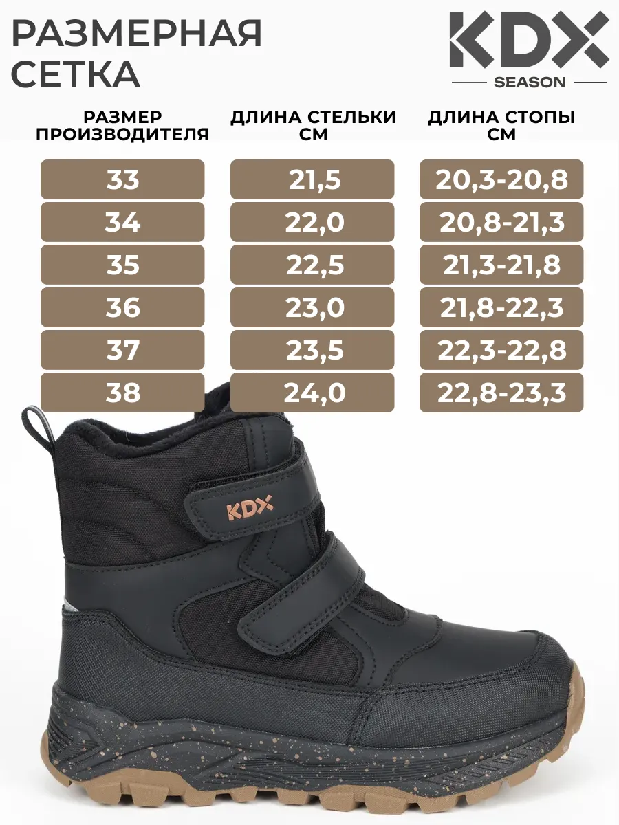 Ботинки KDX FM-36 black - фото 4