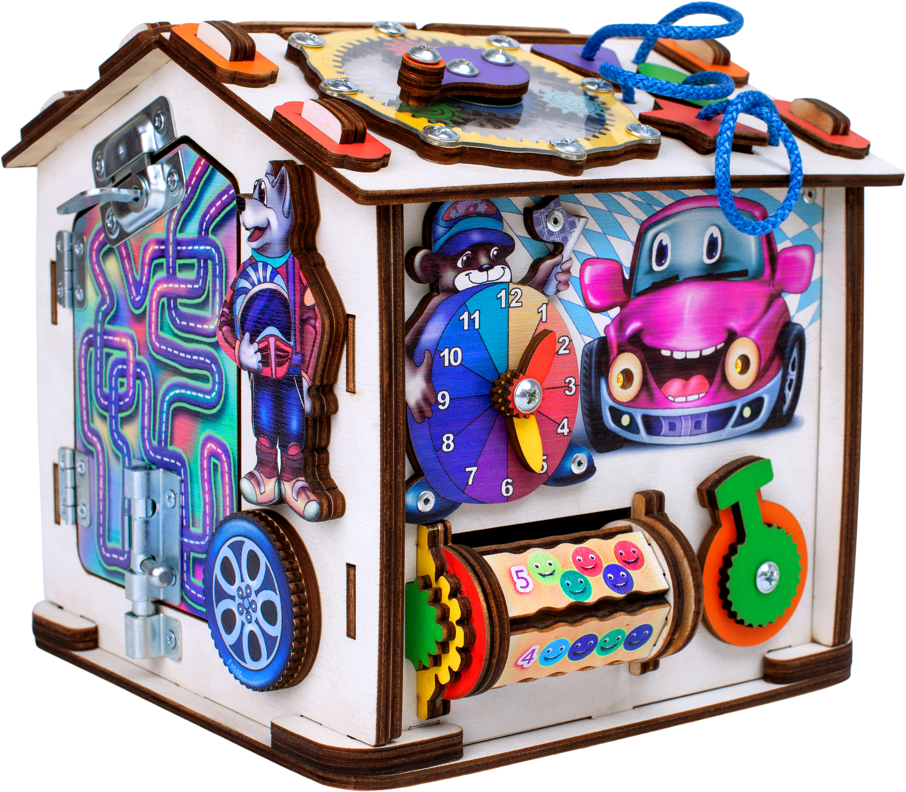 Игрушка Jolly Kids бизиборд Волк - фото 1