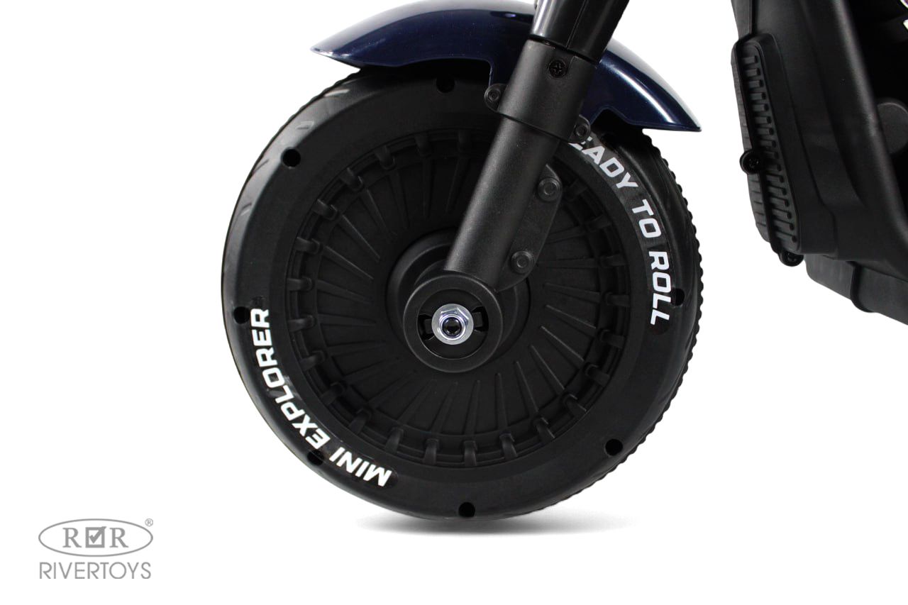 Электромобиль RIVERTOYS G500GG-BLUE - фото 5