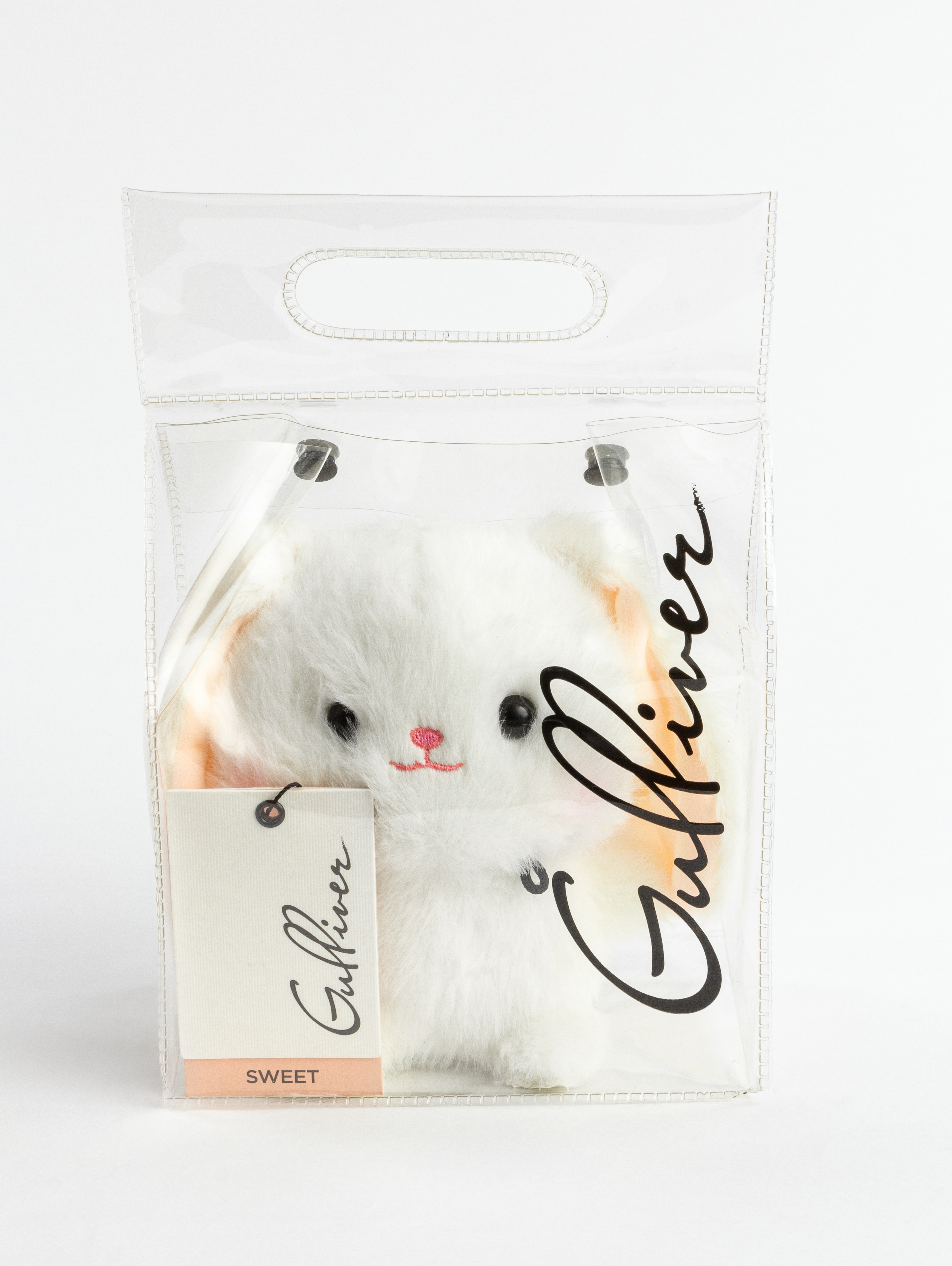 Мягкая игрушка Gulliver Зайка белый Няша - фото 6