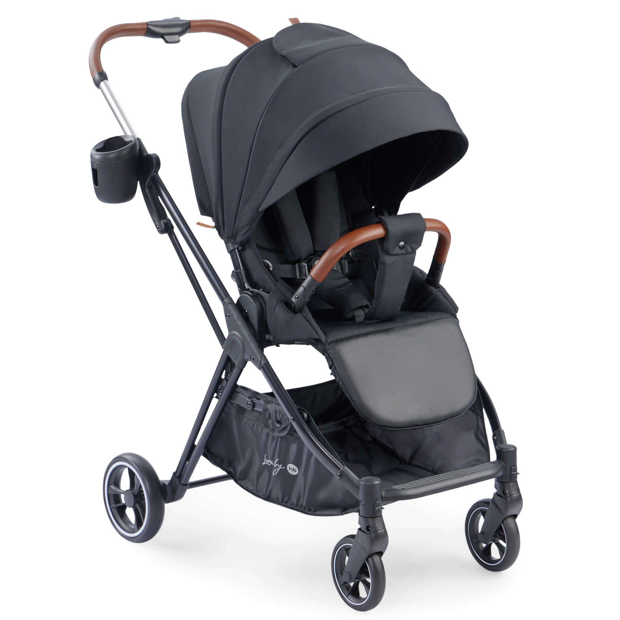 Коляска прогулочная Happy Baby Luna черный - фото 16