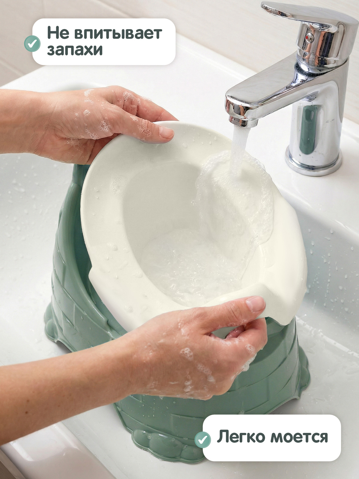 Горшок Компания Друзей хаки зеленый - фото 5