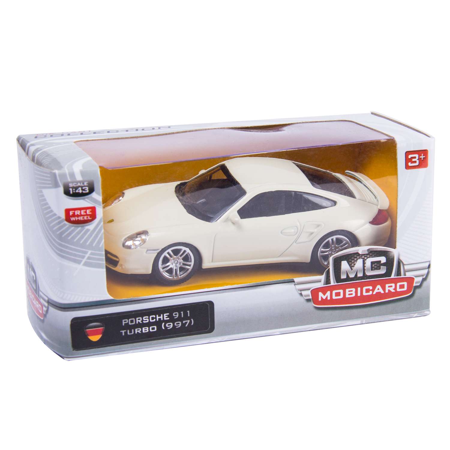 Автомобиль Mobicaro Porsche 911 Turbo 1:43 444010 - фото 2