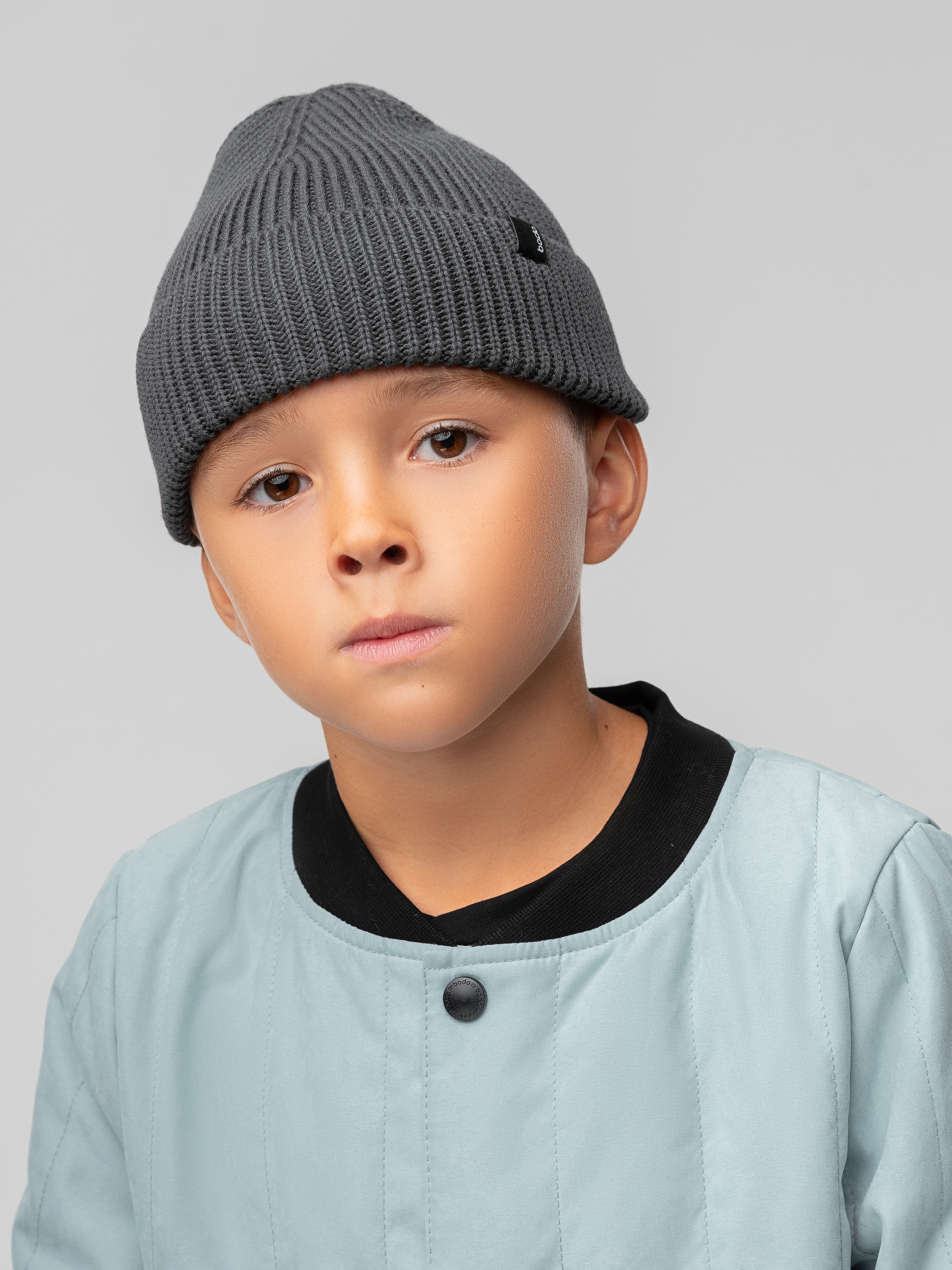 Шапка Bodo 10-403MU_графит - фото 2