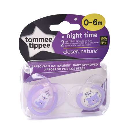 Пустышка Tommee tippee от 0 мес. 2 шт.