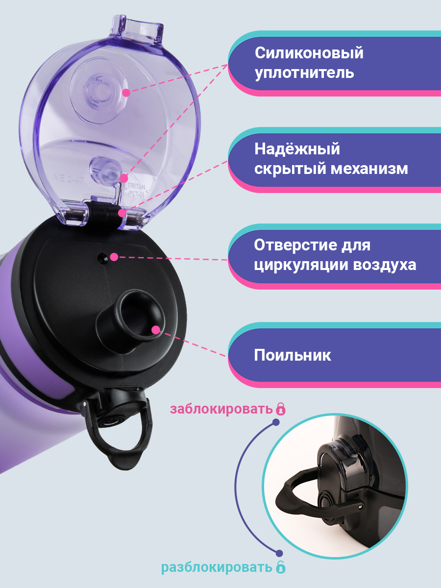 Бутылка UZSPACE 500 мл - фото 5