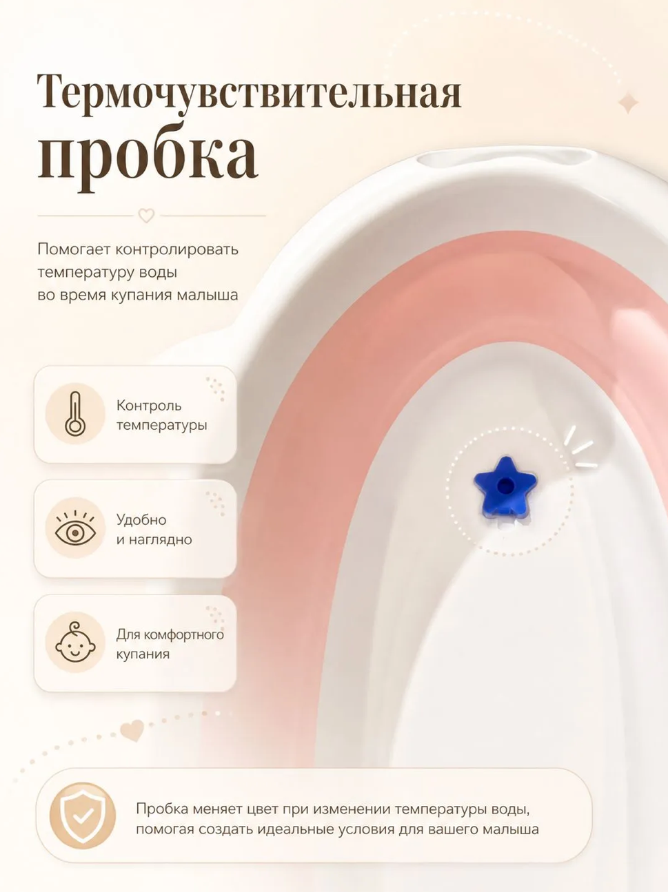 Ванночка NORVE детская для купания с горкой складная розовый - фото 16