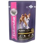 Корм для щенков Eukanuba 85г с курицей в соусе пауч