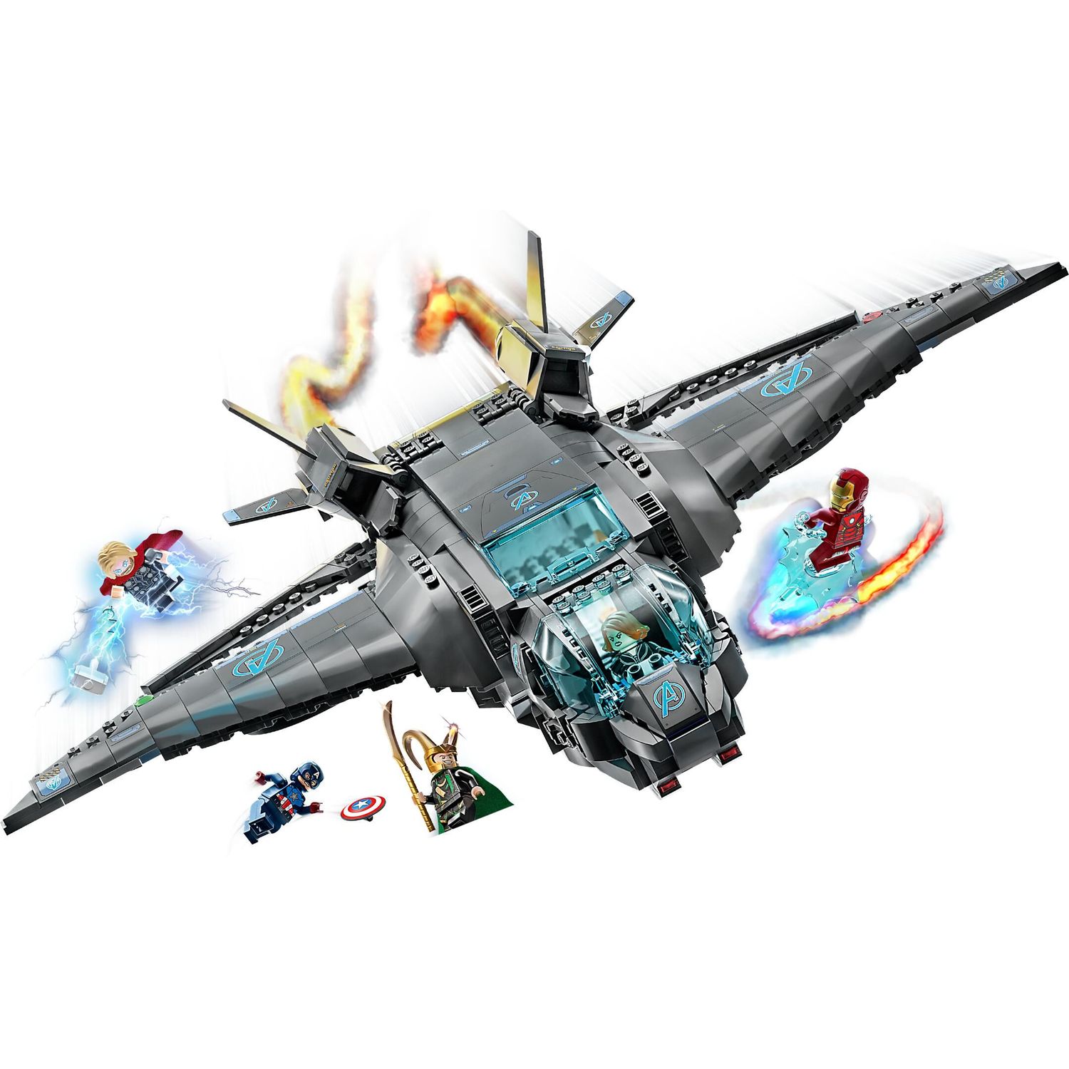 Конструктор LEGO Marvel Super Heroes Квинджет Мстителей - фото 5