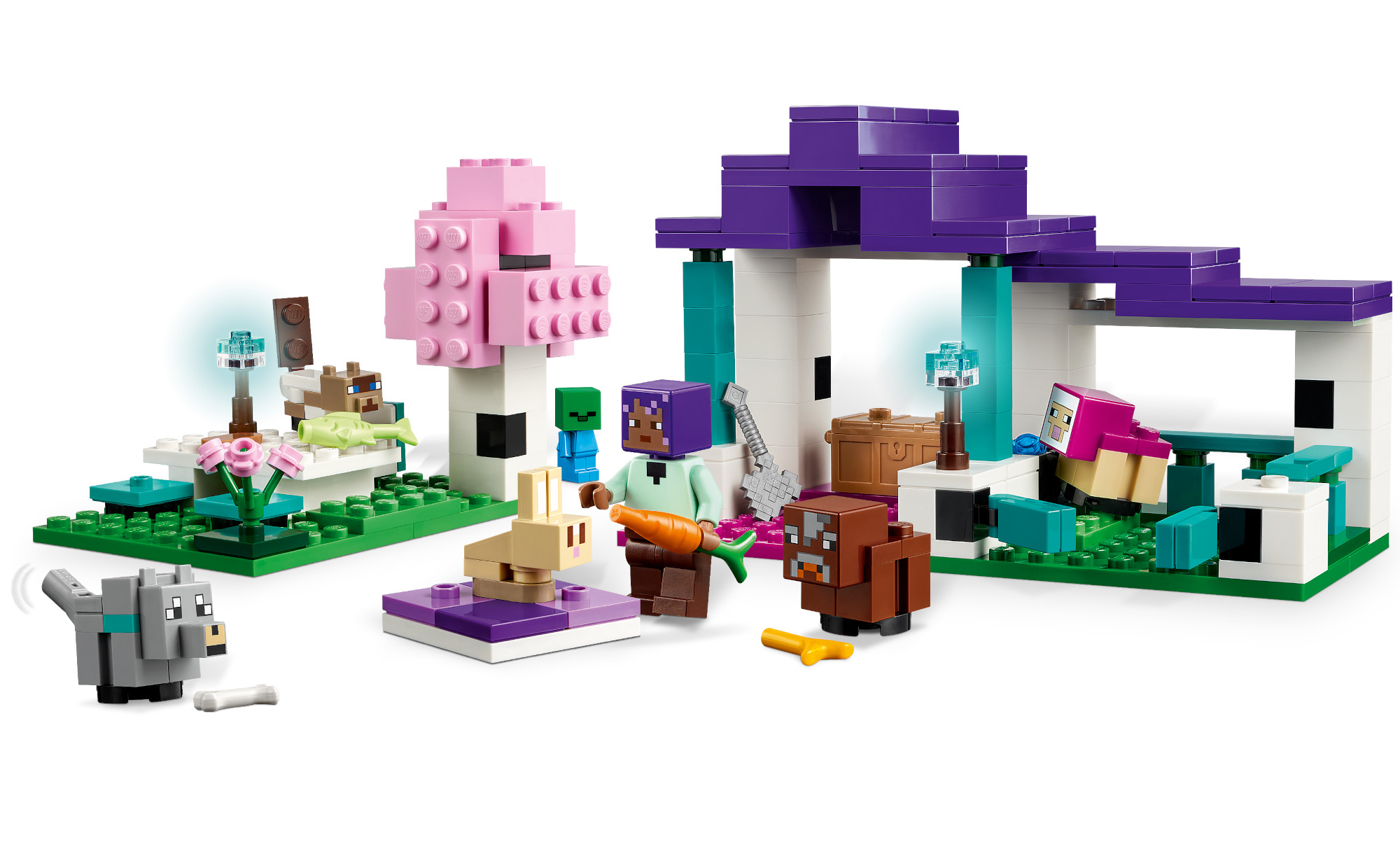 Конструктор LEGO Minecraft Заповедник для животных 206 дет. - фото 3