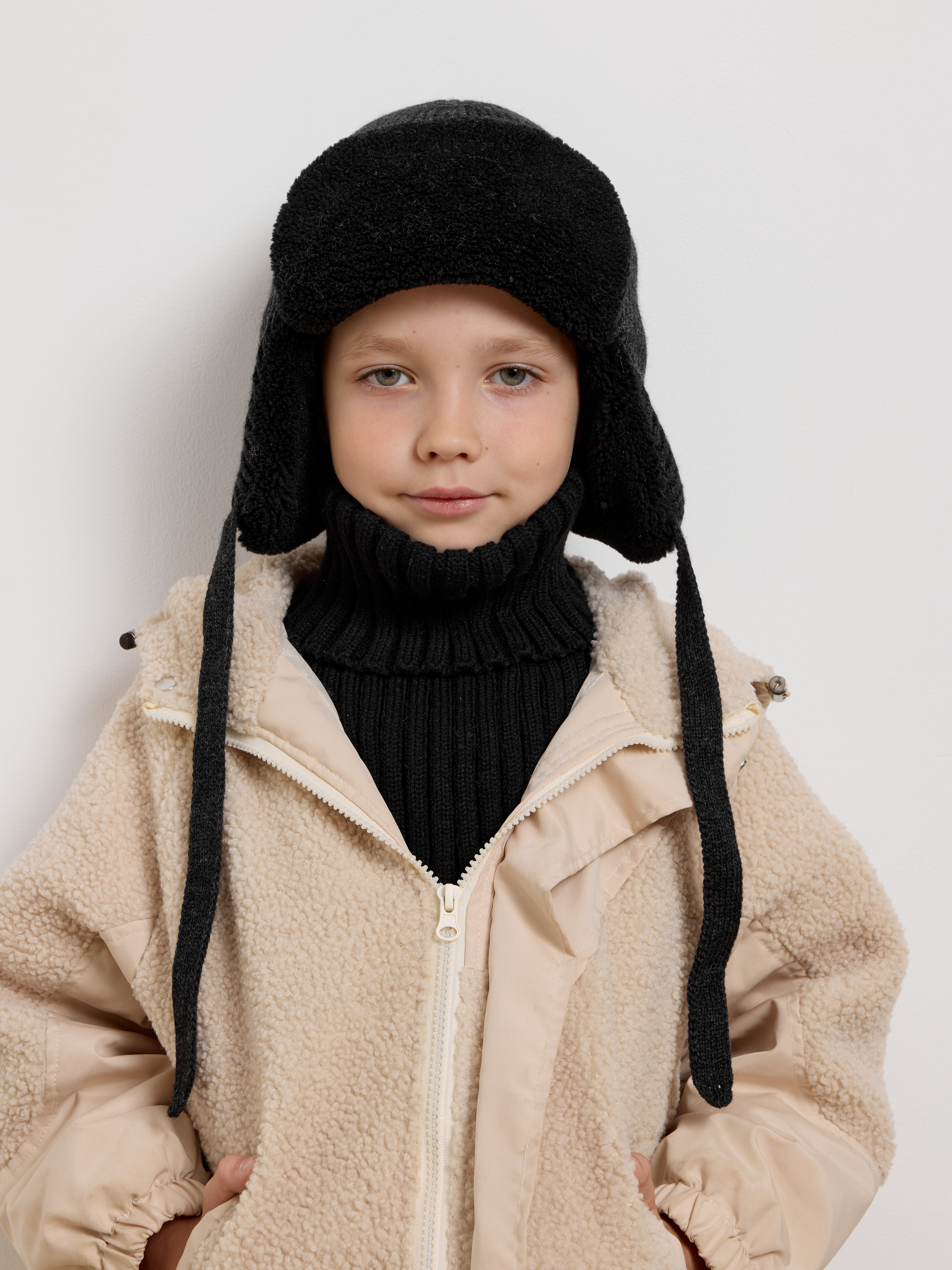 Шапка-ушанка Starkoff Kids Д301105 - фото 12