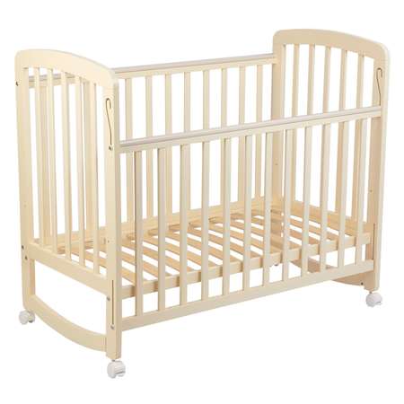 Детская кроватка Polini kids прямоугольная, (бежевый)