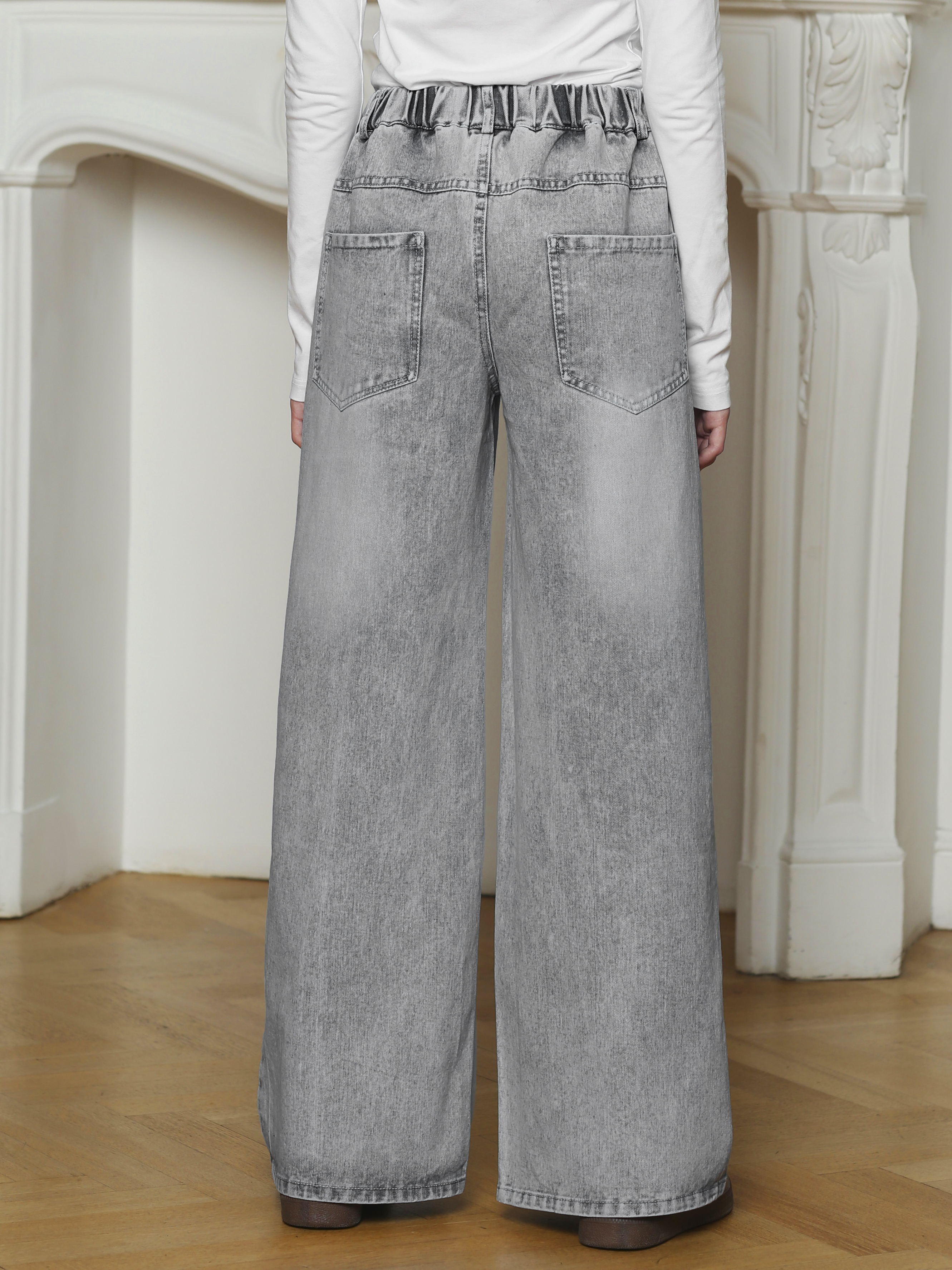 Джинсы-палаццо СИНИЙ МИР R256B-IL - фото 5