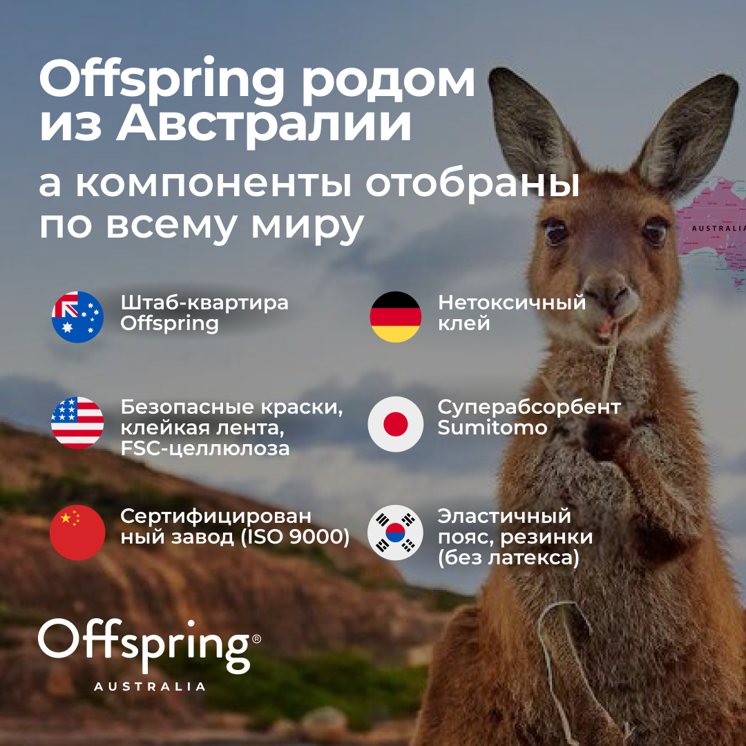Подгузники Offspring NB (2-4 кг) 56 шт. - фото 11