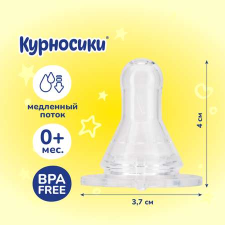 Бутылочка Курносики 250 мл 2 шт.