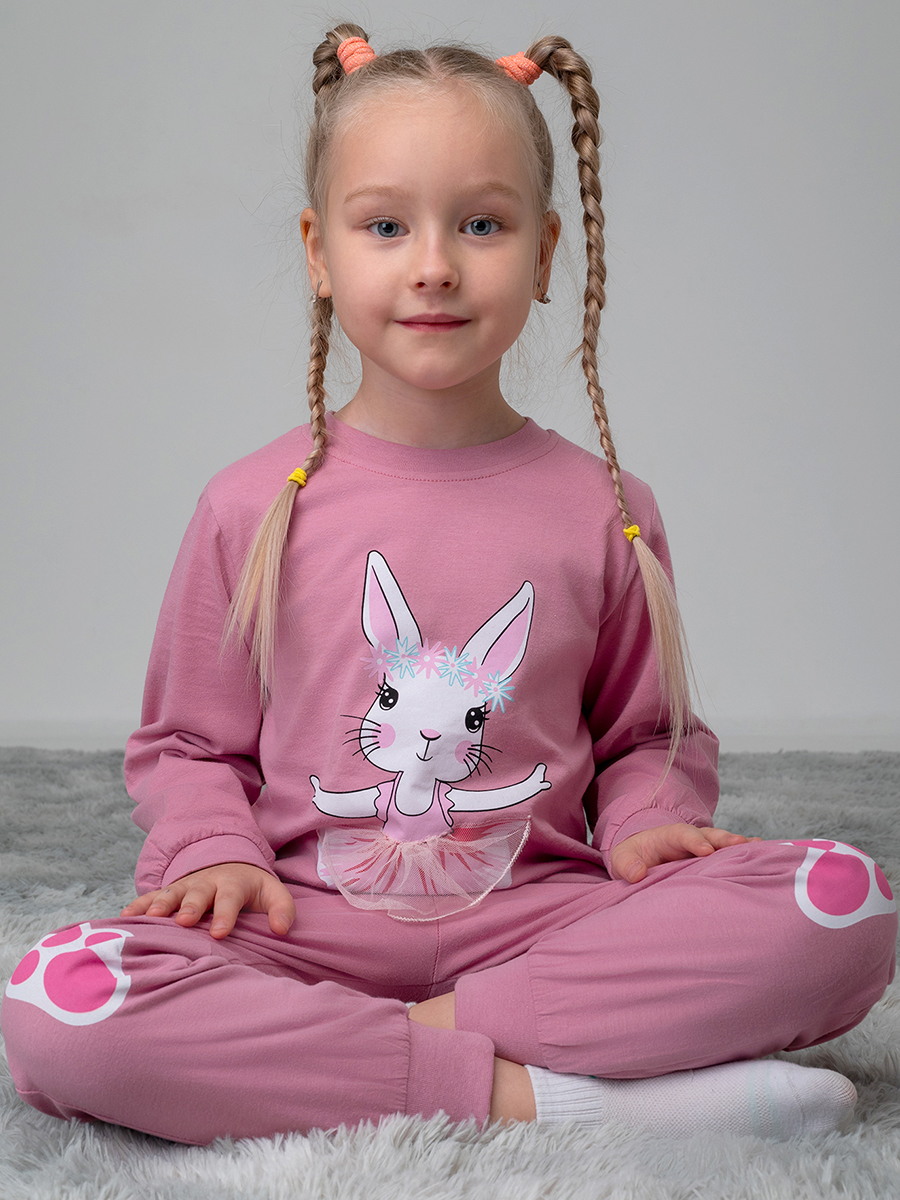 Пижама BONITO KIDS BK0976PJDгрязно.розовый - фото 9