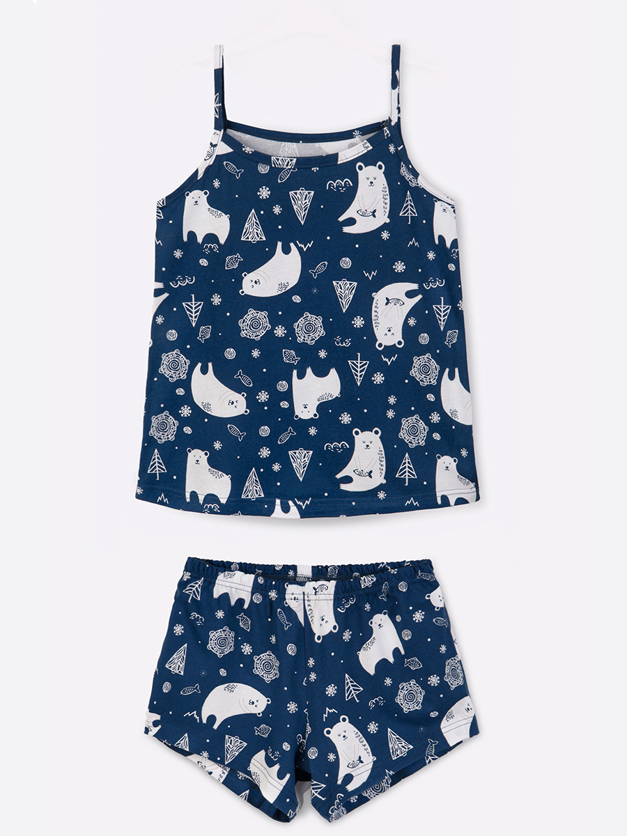 Пижама HappyFox HF410SPмедведи.елки.на.чернильном - фото 6