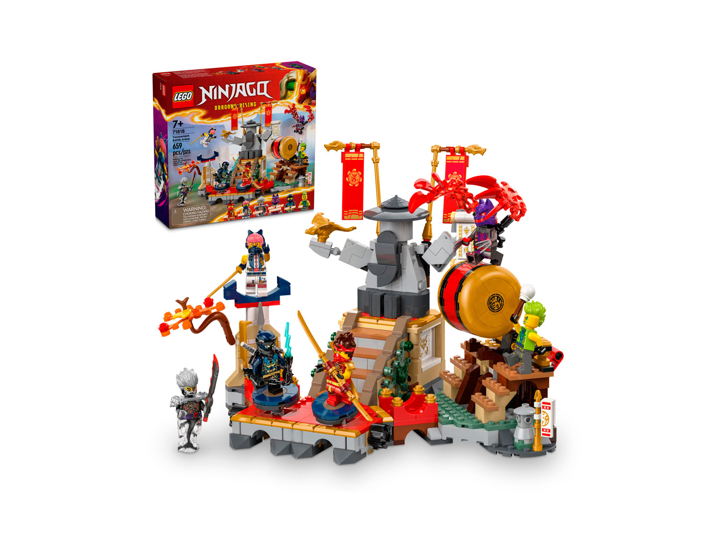 Конструктор LEGO NINJAGO Турнирная боевая арена 659 дет. - фото 1