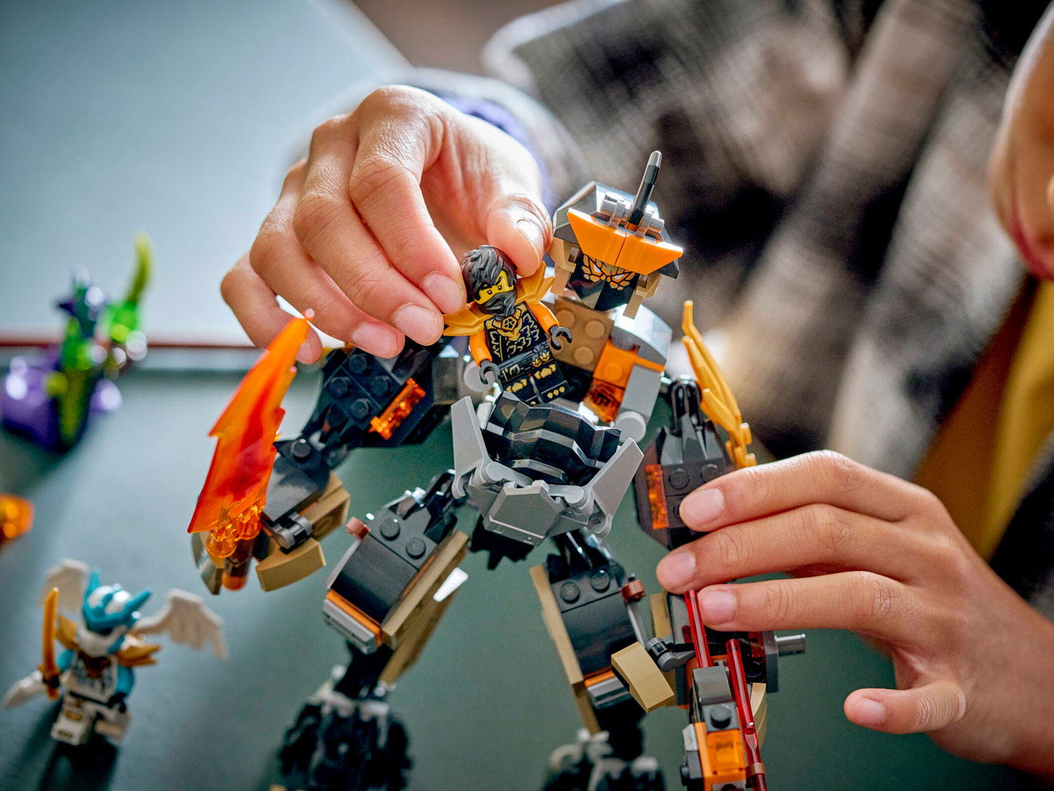 Конструктор LEGO NINJAGO Боевой робот 364 дет. - фото 11