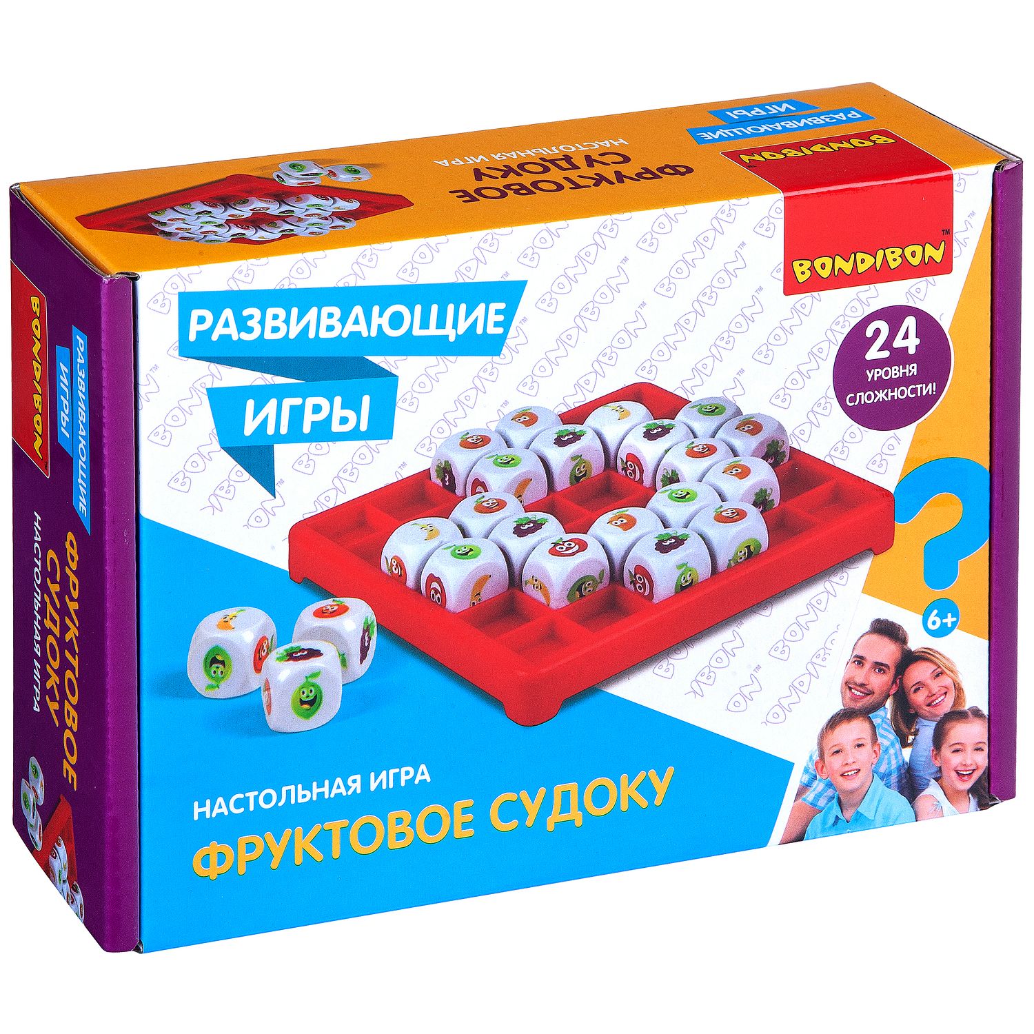 Настольная игра Bondibon логическая Фруктовое судоку - фото 3