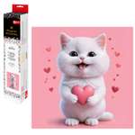 Алмазная мозаика Феникс + Кот