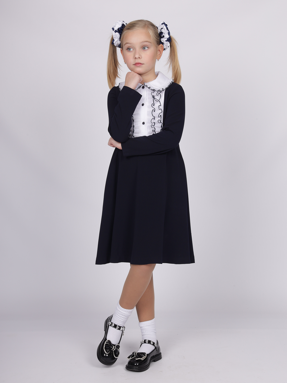 Платье Sky Lake 2496 Ностальжи синий - фото 1