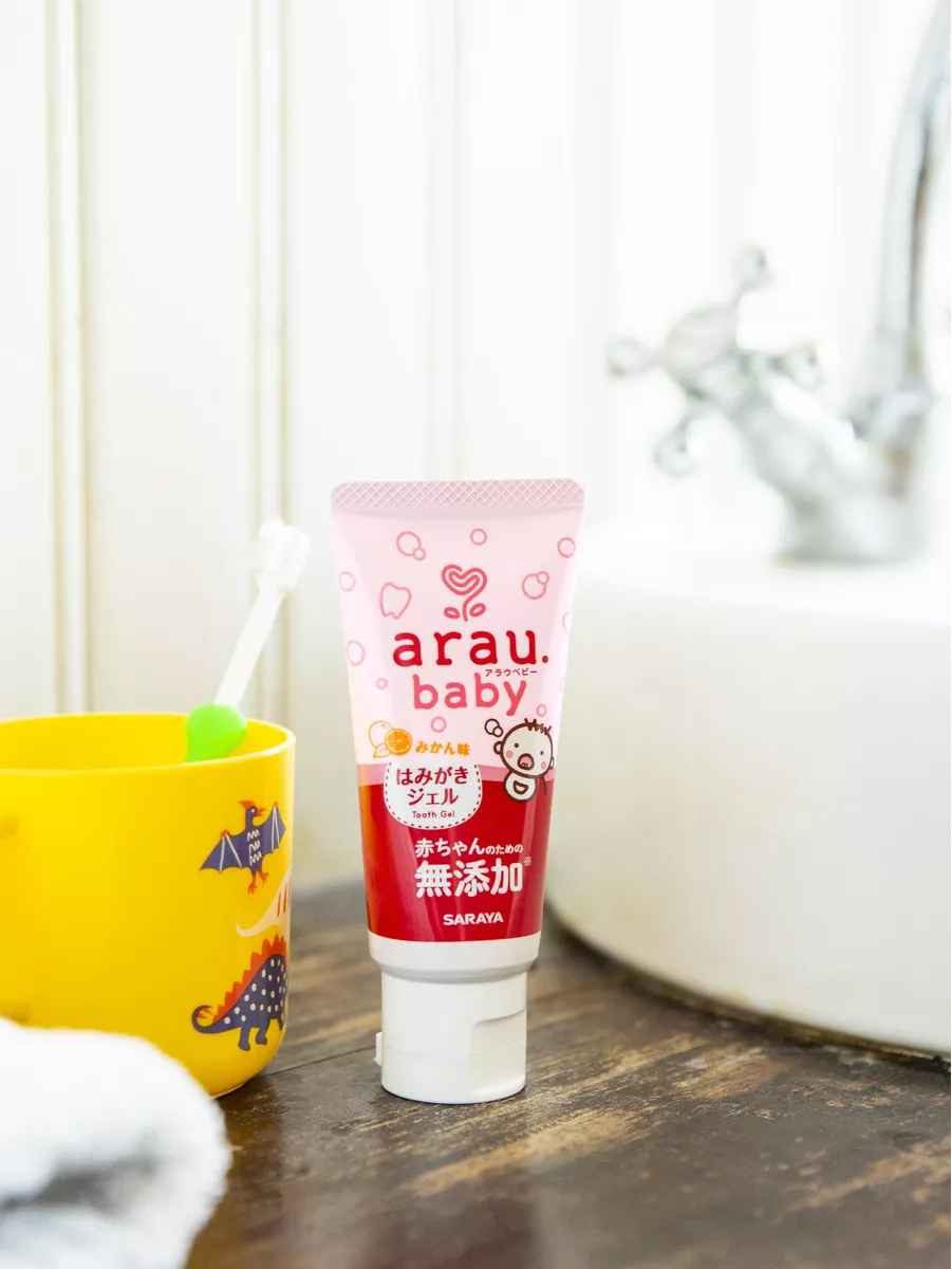 Зубная паста Arau baby без фтора Мандарин 0+ 35 г - фото 6