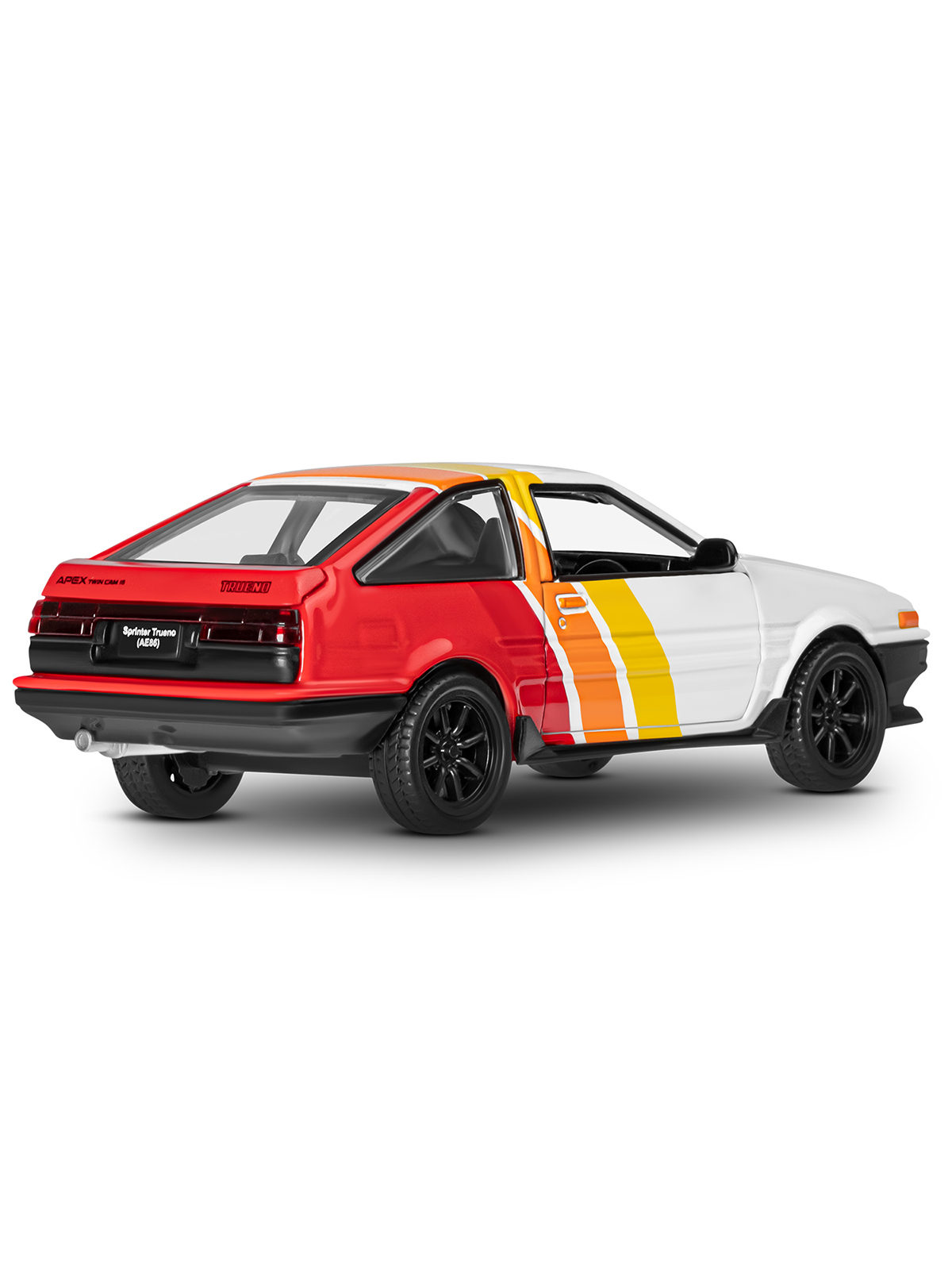 Автомобиль АВТОпанорама Toyota Sprinter Trueno Сборная модель 1:37 JB1251894 - фото 16