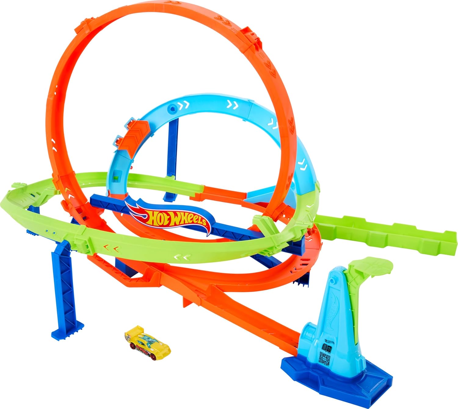 Трек Hot Wheels Loop Cyclone Challenge HXM94 - фото 1