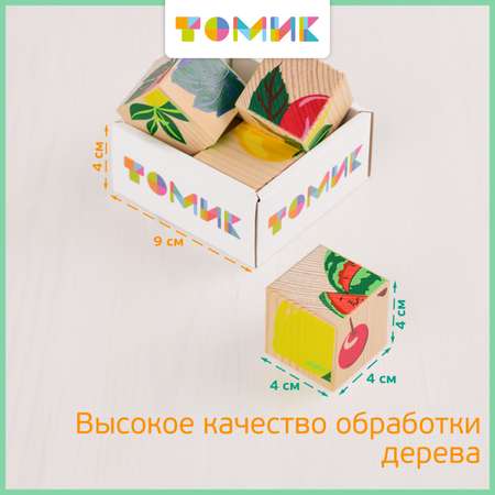 Игрушка Томик кубики Фрукты-ягоды