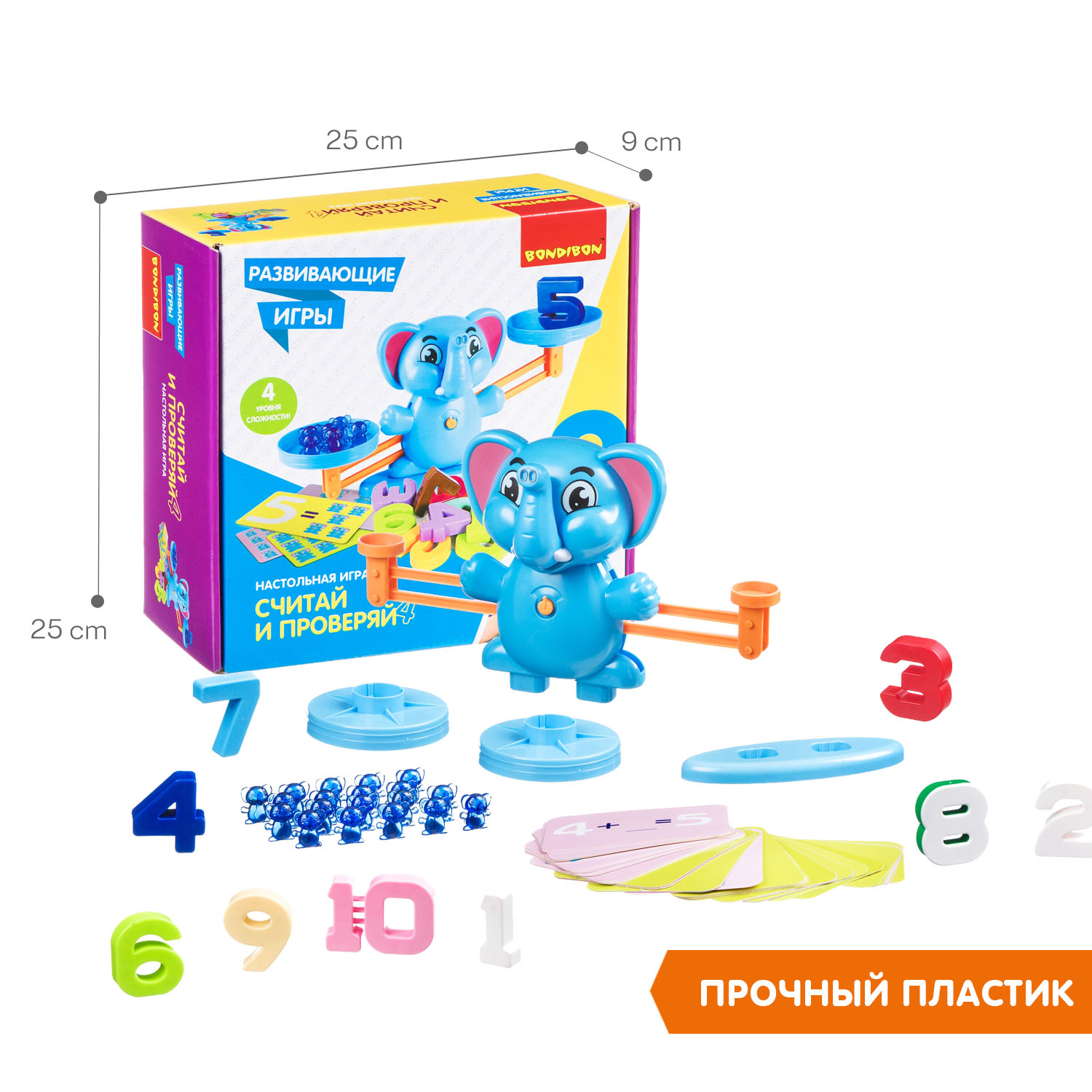 Настольная игра Bondibon обучающая Считай и проверяй - фото 6