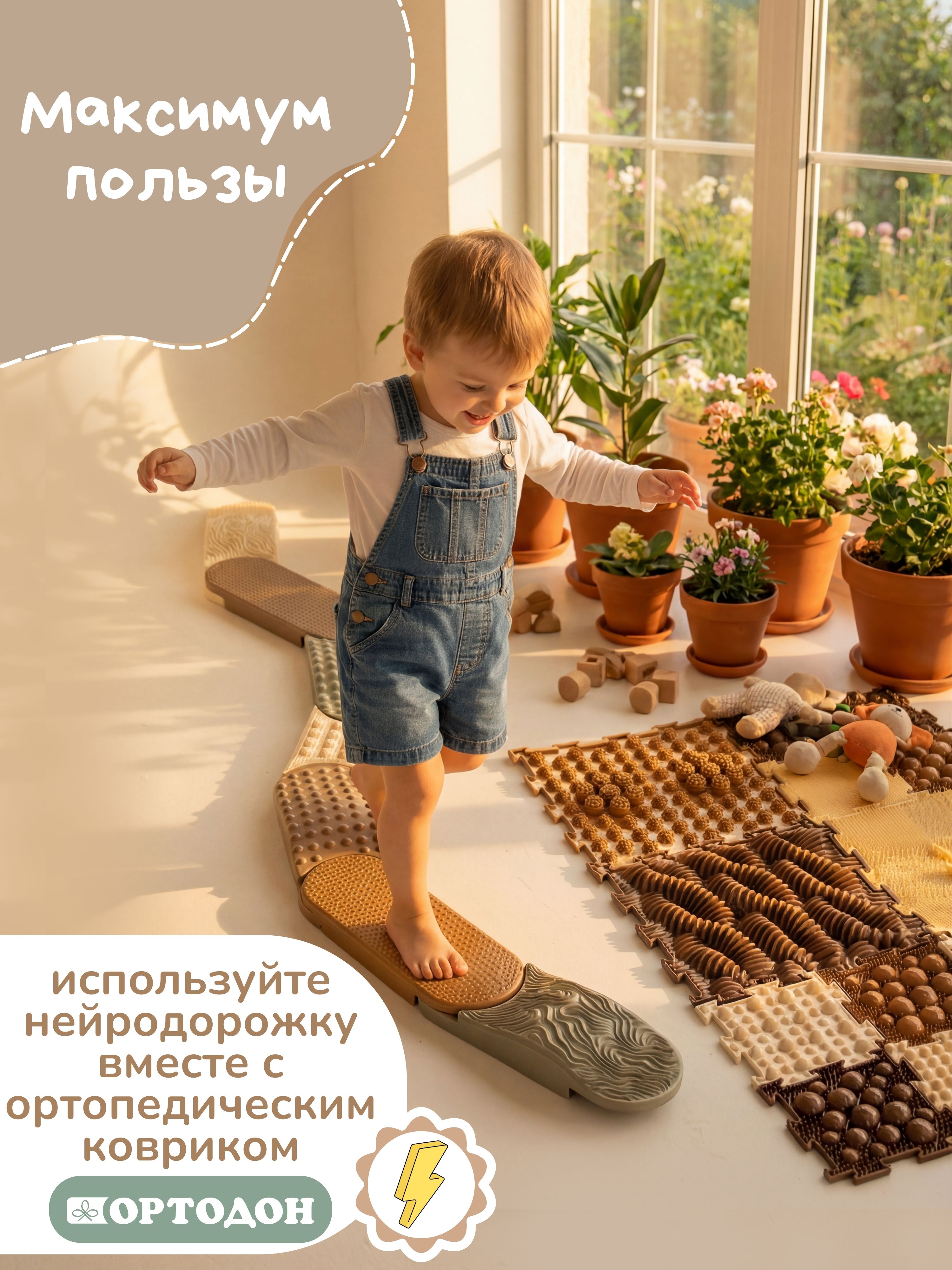 Коврик-пазл Ортодон 9 x 130 см - фото 10