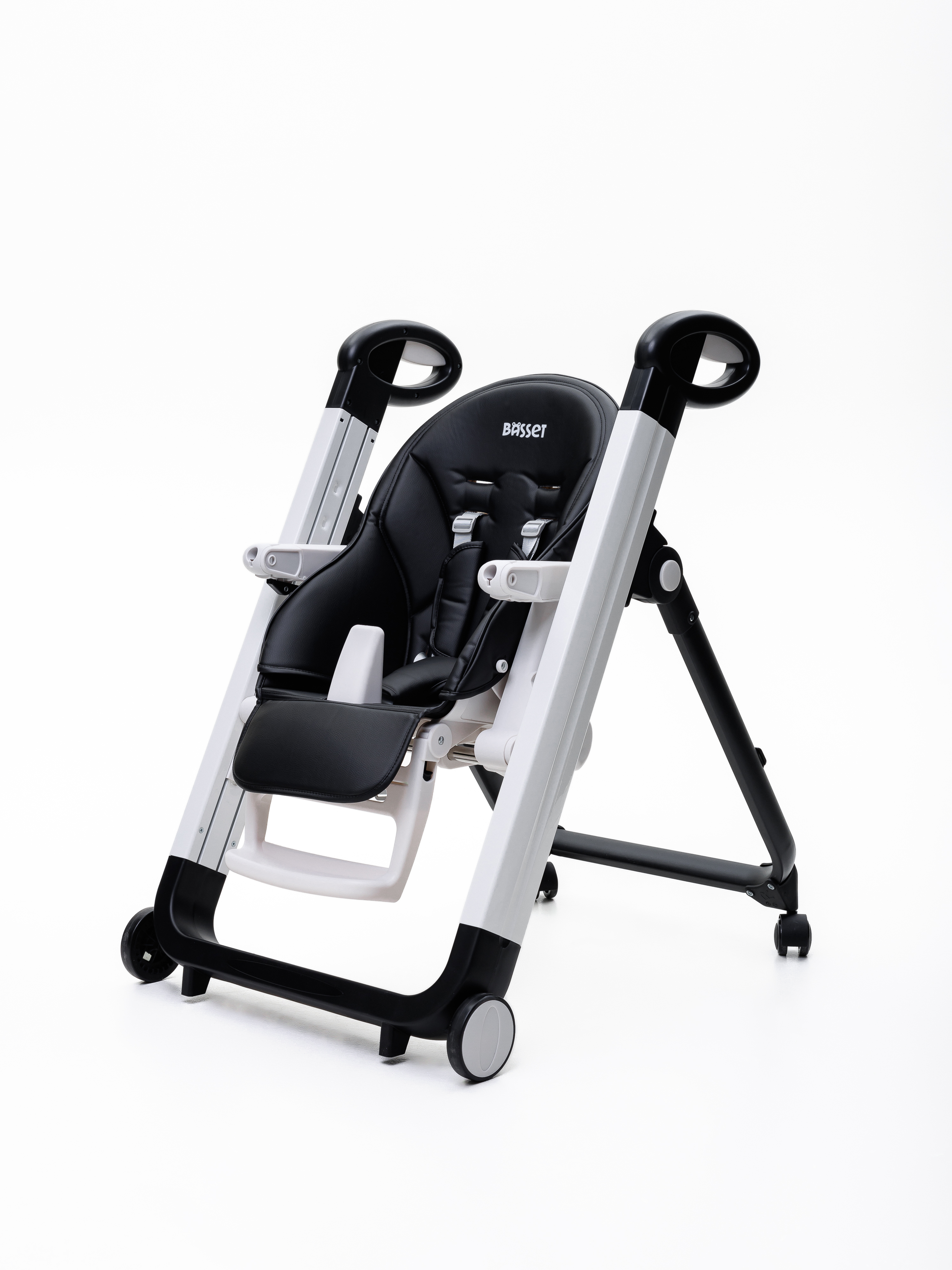 Стульчик для кормления BASSET B2 черный - фото 23