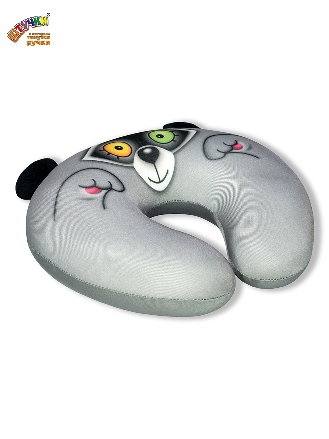 Подушка автомобильная Штучки к которым тянутся ручки Енот 25 x 22 см - фото 5