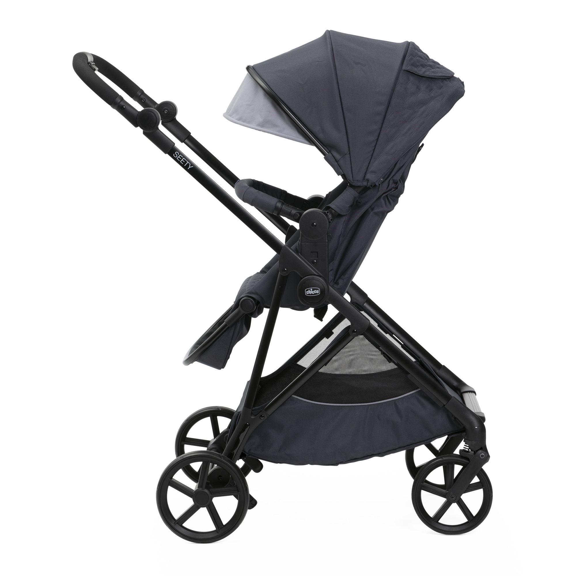 Коляска прогулочная Chicco Seety Stroller boston grey - фото 6