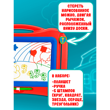 Доска для магнитного рисования Red Box