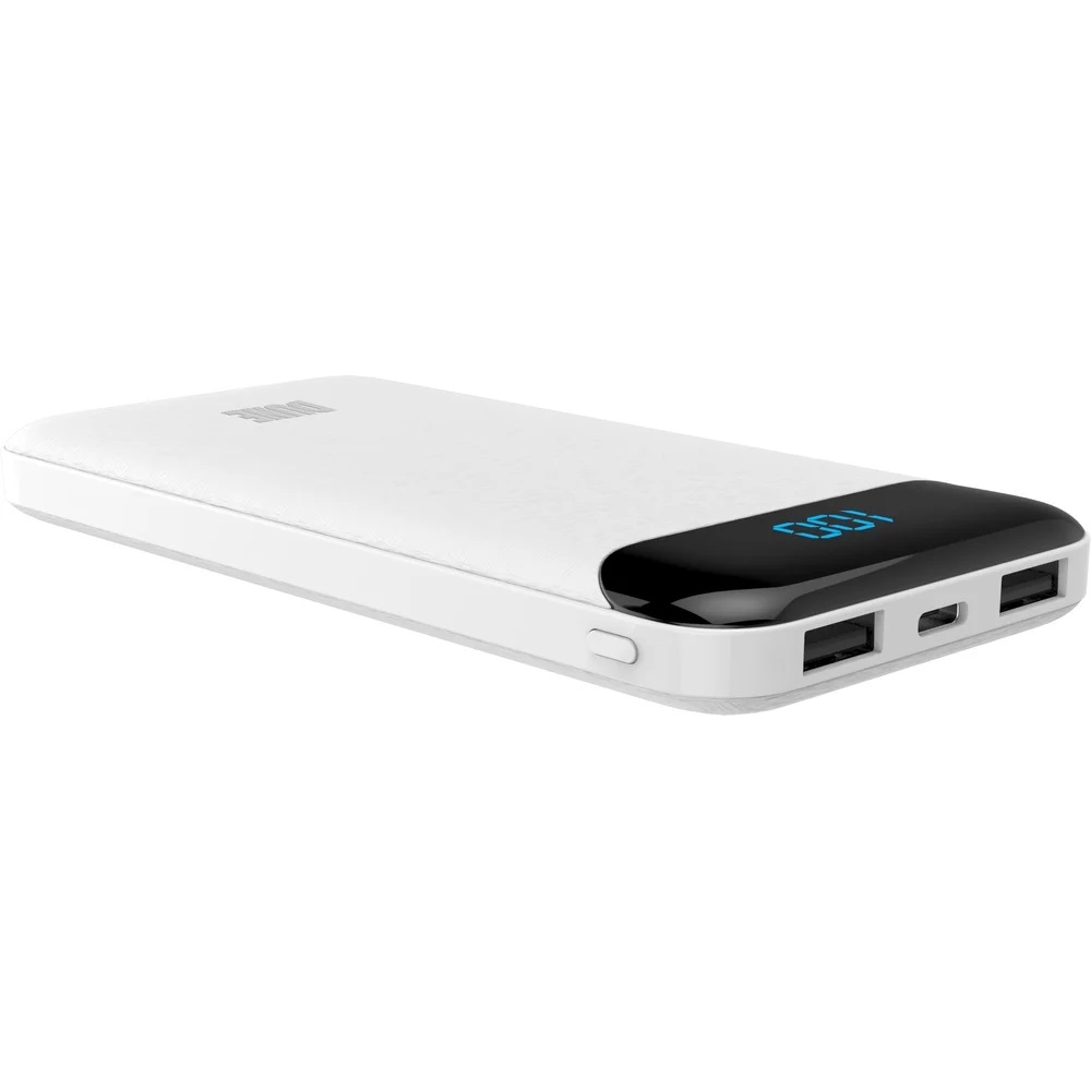 Внешний аккумулятор Perfeo Powerbank Dune 10000mah LED дисплей White PF_B4882 - фото 4