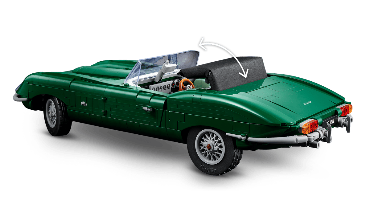 Конструктор LEGO Creator Expert Jaguar E-Type 11381 1673 дет. - фото 6