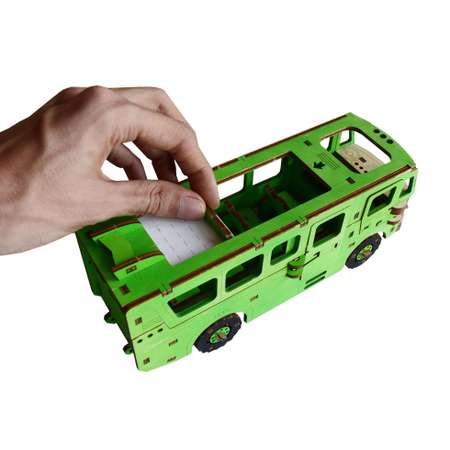 Конструктор HobbyWood Автобус деревянный